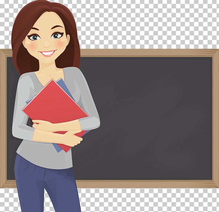 Student Teacher Blackboard Education PNG, Clipart, Brown Hair, Cartoon ...