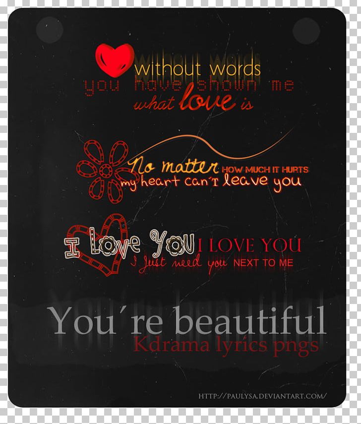 You're Beautiful Song Lyrics Korean Drama YouTube PNG, Clipart,  Free PNG Download