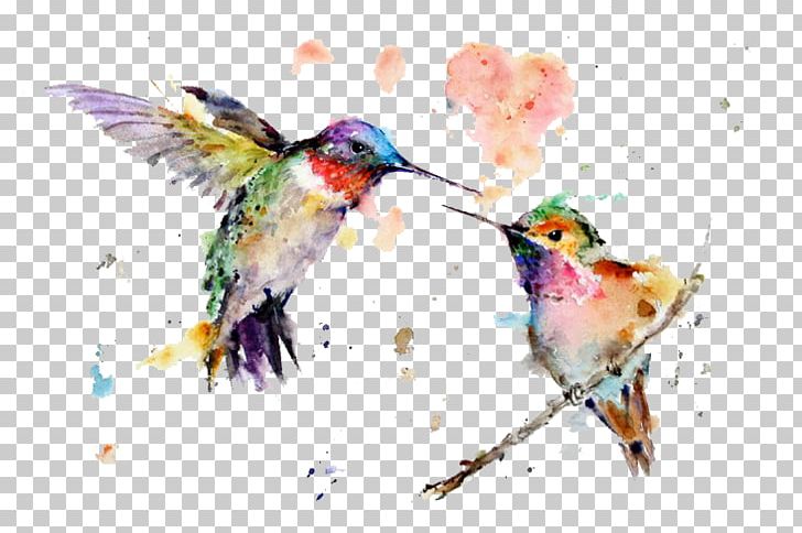 Hummingbird Watercolor Painting Drawing Art PNG, Clipart, Art, Artist, Beak, Bird, Canvas Free PNG Download