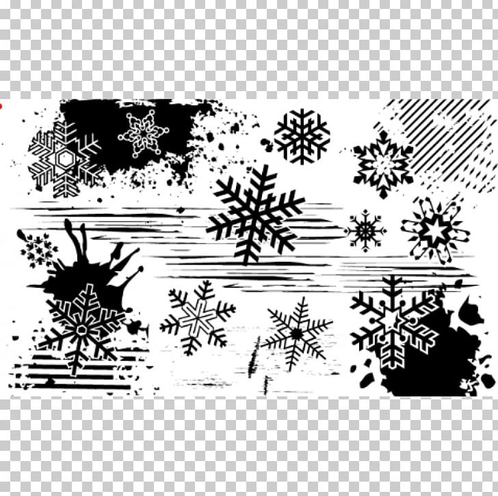 Snowflake Grunge Paper Rubber Stamp Art PNG, Clipart, Art, Black, Black And White, Brand, Flora Free PNG Download