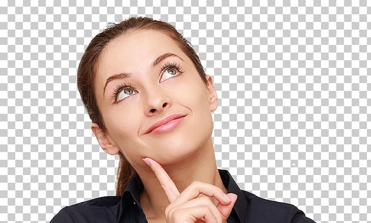 Thinking Woman Looking Up PNG, Clipart, People, Women Free PNG Download