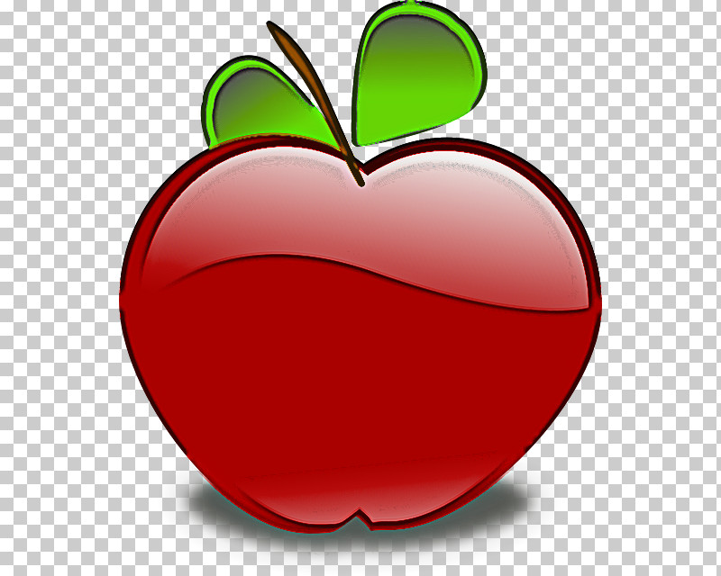 Red Fruit Leaf Apple Plant PNG, Clipart, Apple, Fruit, Heart, Leaf, Malus Free PNG Download