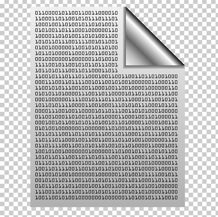 Binary File Computer Icons PNG, Clipart, Angle, Binary Code, Binary File, Binary Number, Black And White Free PNG Download