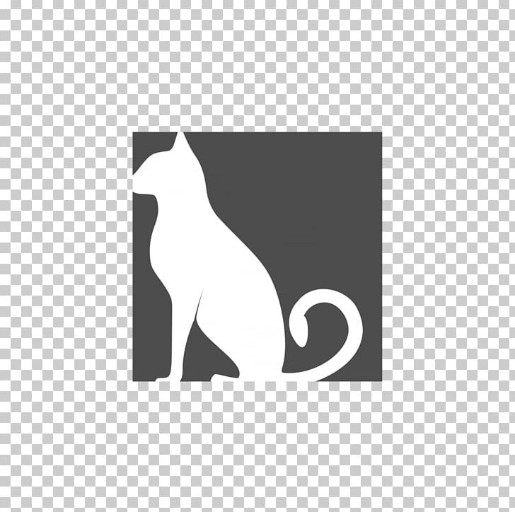 Cat Logo Dog Silhouette Stencil PNG, Clipart, Animals, Black, Black And White, Black Cat, Canidae Free PNG Download