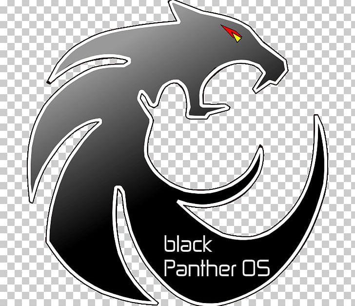 Black Panther BlackPanther OS Logo Linux Operating Systems PNG, Clipart, Backbox, Black And White, Black Panther, Blackpanther Os, Bodhi Linux Free PNG Download