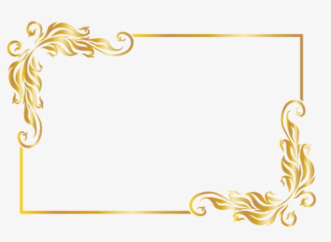 Gold Frame PNG, Clipart, Backgrounds, Boxes, Curled Up, Curve, Decoration Free PNG Download