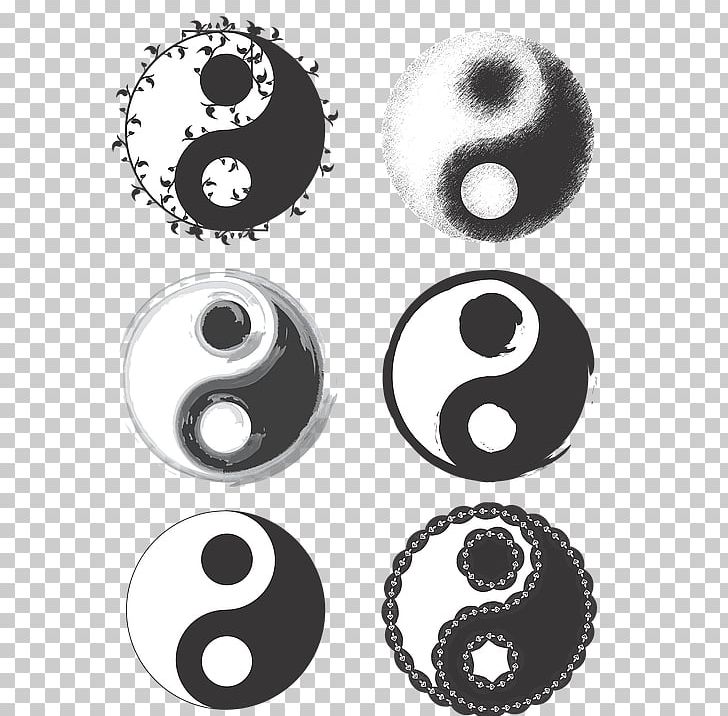 Yin And Yang Symbol Taoism PNG, Clipart, Bagua, Black And White, Body Jewelry, Circle, Decorative Free PNG Download