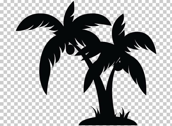 Arecaceae Tree Black And White PNG, Clipart, Arecaceae, Black And White, Black And White Images Of Trees, Branch, Cartoon Free PNG Download