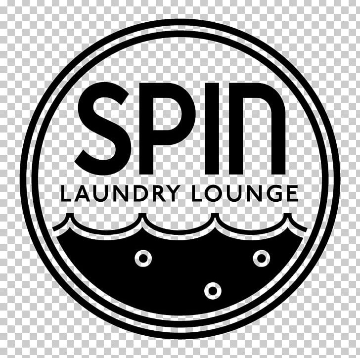 Cafe Coffee Spin Laundry Lounge Retail Logo PNG, Clipart, Area, Bar, Black And White, Brand, Cafe Free PNG Download