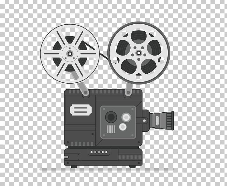 Movie Projector Film Movie Camera PNG, Clipart, Animation, Black And White, Cinema, Cinematography, Decorative Elements Free PNG Download