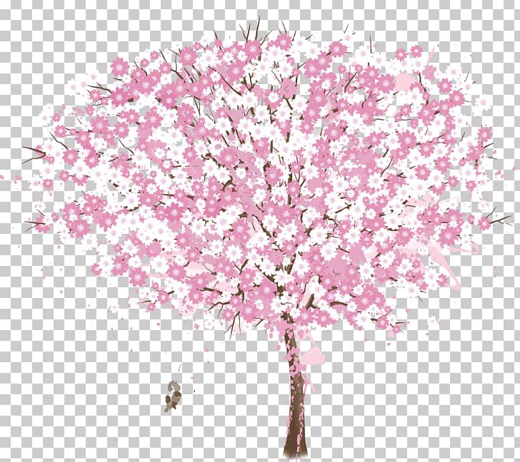Illustration Pink Tree PNG, Clipart, Blossom, Branch, Cartoon, Cherry Blossom, Design Free PNG Download