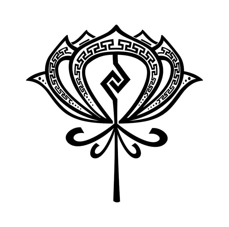 Tattoo Nelumbo Nucifera Aztec Symbol PNG, Clipart, Area, Aztec, Aztec Flower Tattoos, Beauty, Black And White Free PNG Download