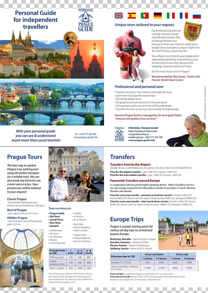 Advertising Brochure Flyer Pamphlet Discover Prague Tours PNG, Clipart, Advertising, Brochure, Copyright, Discover, Document Free PNG Download