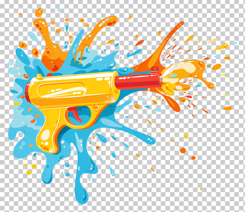 Songkran - Colorful Water Gun Splash PNG, Clipart, Colorful, Fun, Play ...