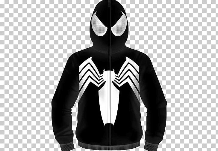 Hoodie Spider-Man Venom Eddie Brock Costume PNG, Clipart, Amazing Spiderman, Black, Bluza, Brand, Cosplay Free PNG Download