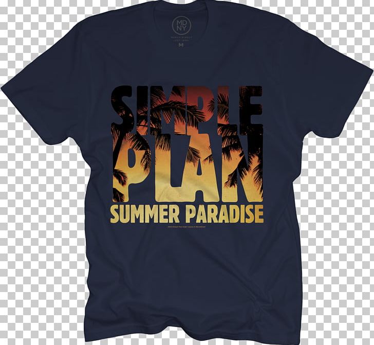 T-shirt Simple Plan Taking One For The Team Get Your Heart On! Summer Paradise PNG, Clipart, Active Shirt, Black, Brand, Clothing, Logo Free PNG Download