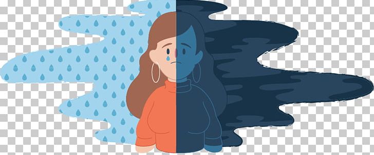 Depression Sadness Illustration PNG, Clipart, Anxiety, Blue, Depression, Feeling, Finger Free PNG Download