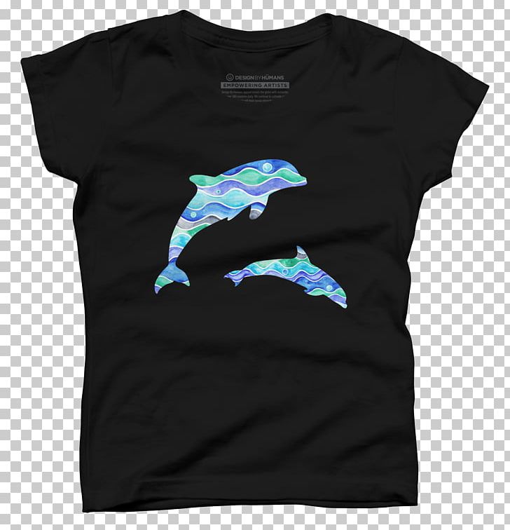 T-shirt Dolphin Hoodie Pocket PNG, Clipart, Active Shirt, Amazon River Dolphin, Black, Blue, Brand Free PNG Download