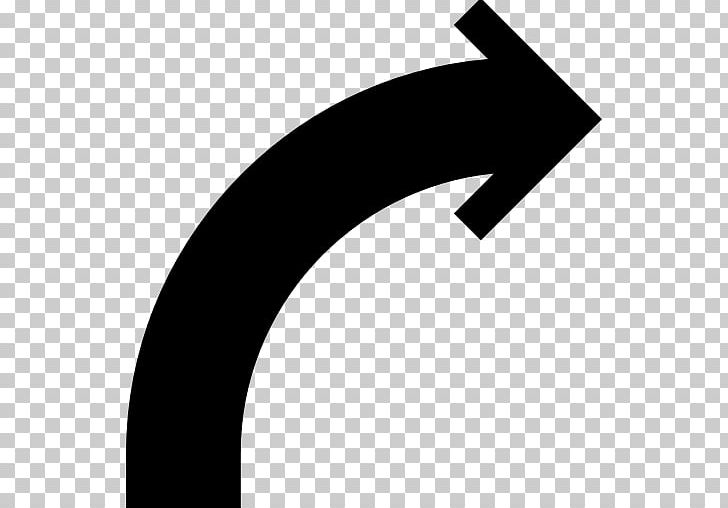 Curve Arrow Computer Icons PNG, Clipart, Angle, Arrow, Arrow Curve, Black, Black And White Free PNG Download