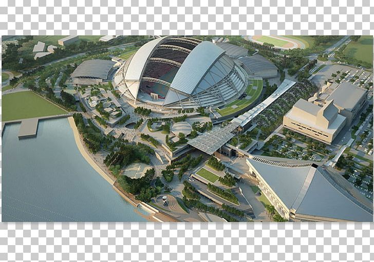 Singapore Sports Hub New Singapore National Stadium Kallang–Paya Lebar Expressway PNG, Clipart, Aerial Photography, Birds Eye View, Football, Kallang, Mixed Use Free PNG Download