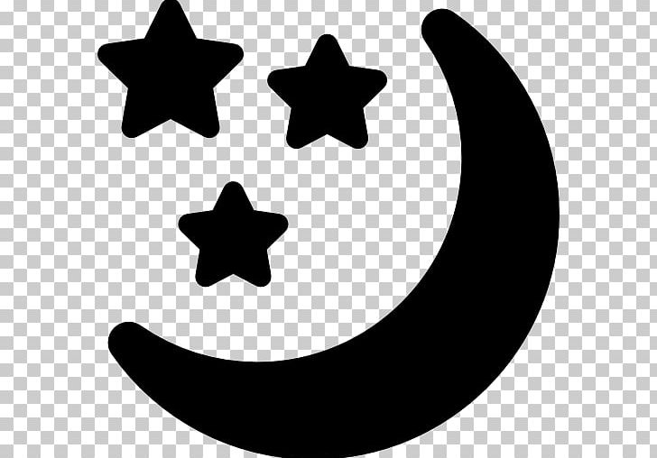Star And Crescent Moon Symbol Computer Icons PNG, Clipart, Area, Black And White, Circle, Computer Icons, Crescent Free PNG Download