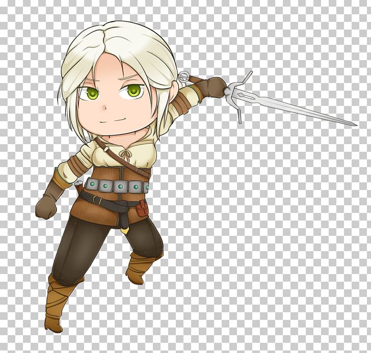 The Witcher 3: Wild Hunt The Witcher 2: Assassins Of Kings Geralt Of Rivia Ciri PNG, Clipart, Anime, Cartoon, Chibi, Cold Weapon, Drawing Free PNG Download