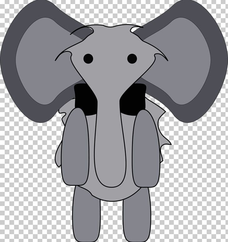 African Elephant Cattle Indian Elephant Mammal Sheep PNG, Clipart, Black And White, Cartoon, Cattle, Cattle Like Mammal, Character Free PNG Download