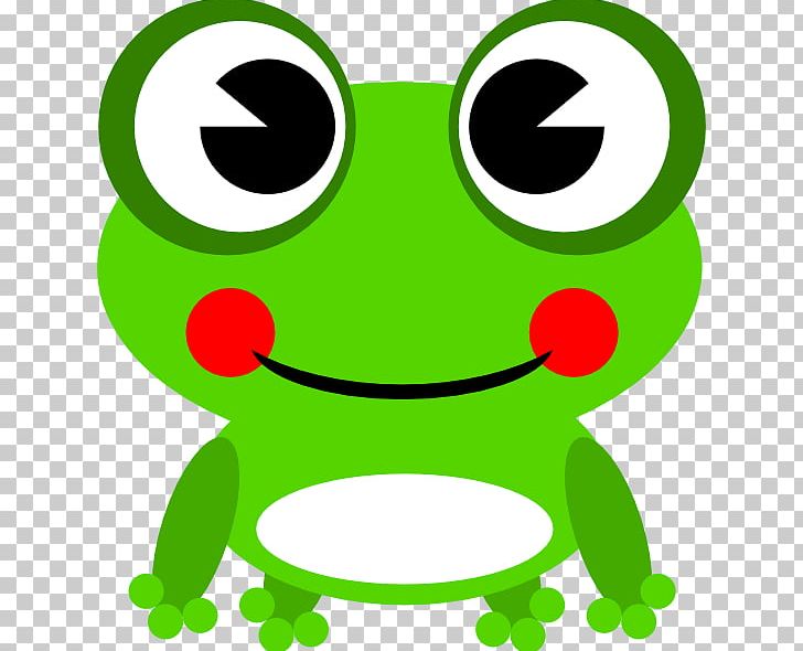 Cartoon Frog Face Drawing