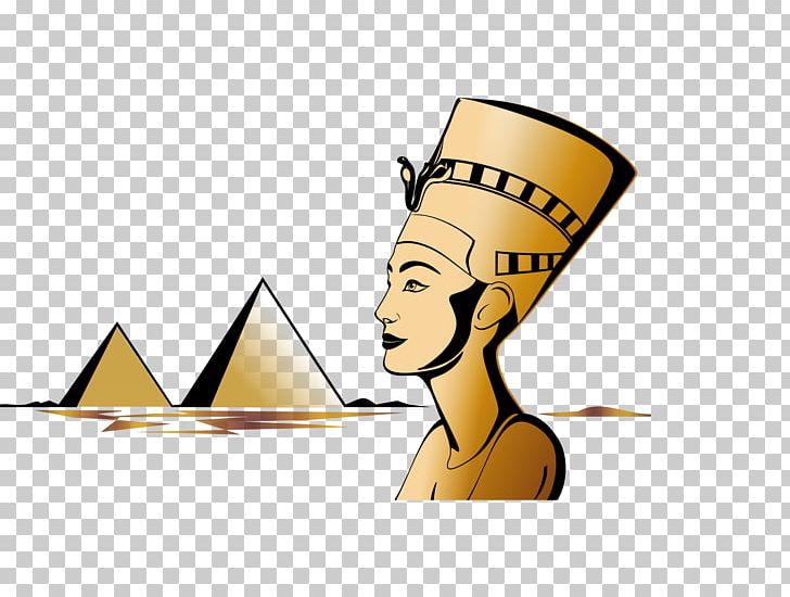 Egyptian Pyramids Nefertiti Bust Ancient Egypt Pharaoh PNG, Clipart, Art, Art Of Ancient Egypt, Cartoon, Egypt, Egyptian Free PNG Download