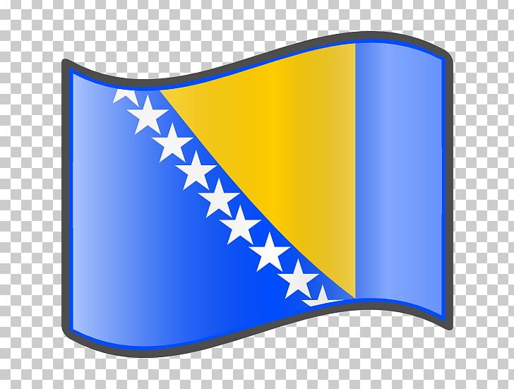 Flag Of Bosnia And Herzegovina PNG, Clipart, Area, Blue, Bosnia And Herzegovina, Electric Blue, Flag Free PNG Download