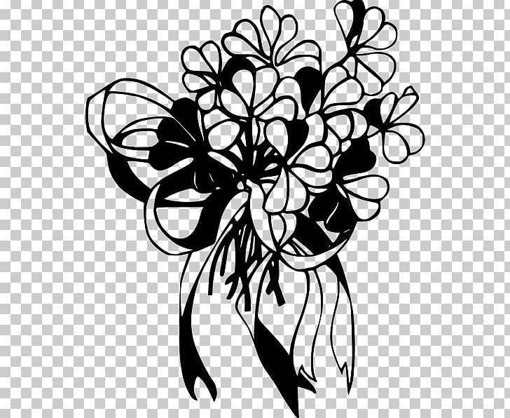 Flower Bouquet PNG, Clipart, Art, Artwork, Black, Black And White, Branch Free PNG Download