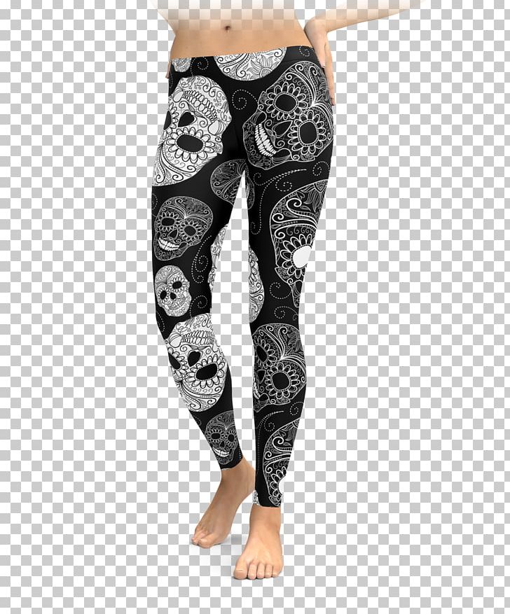 Calavera Leggings Day Of The Dead Skull T-shirt PNG, Clipart, Active Undergarment, Blue, Calavera, Color, Day Of The Dead Free PNG Download