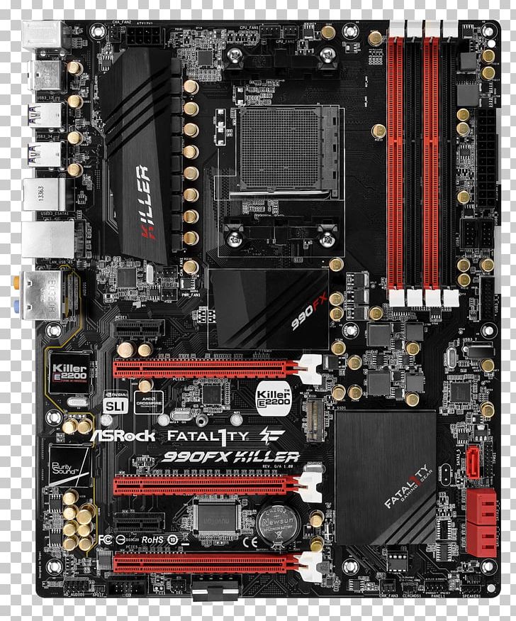 Motherboard ASRock Fatal1ty 990FX Killer AMD 900 Chipset Series PNG, Clipart, Advanced Micro Devices, Computer, Computer Hardware, Electronic Device, Electronics Free PNG Download