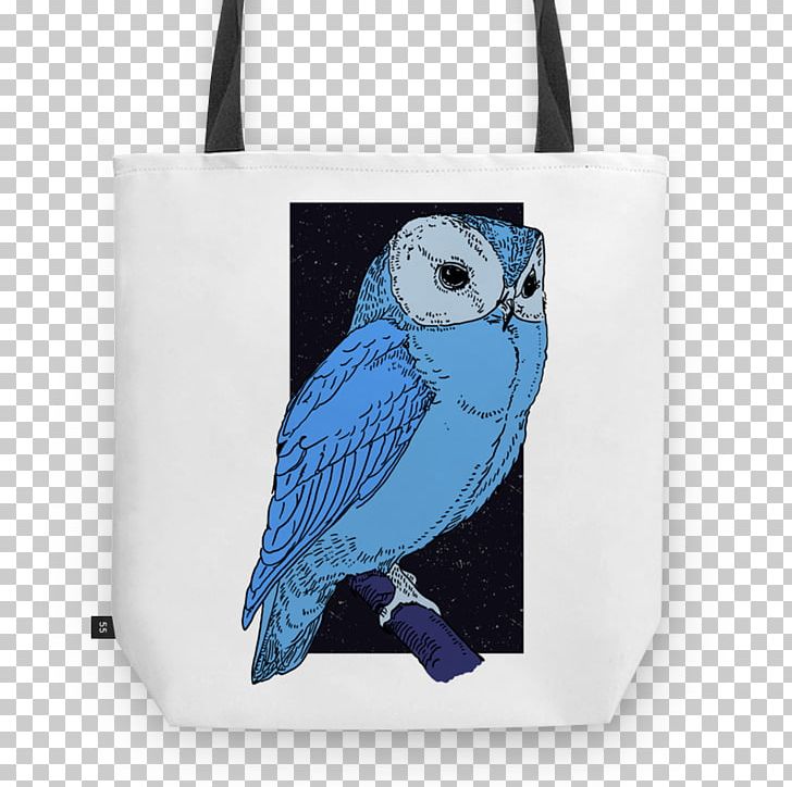 Owl T-shirt Hoodie Tote Bag Cobalt Blue PNG, Clipart, Art, Artist, Bag, Beak, Bird Free PNG Download