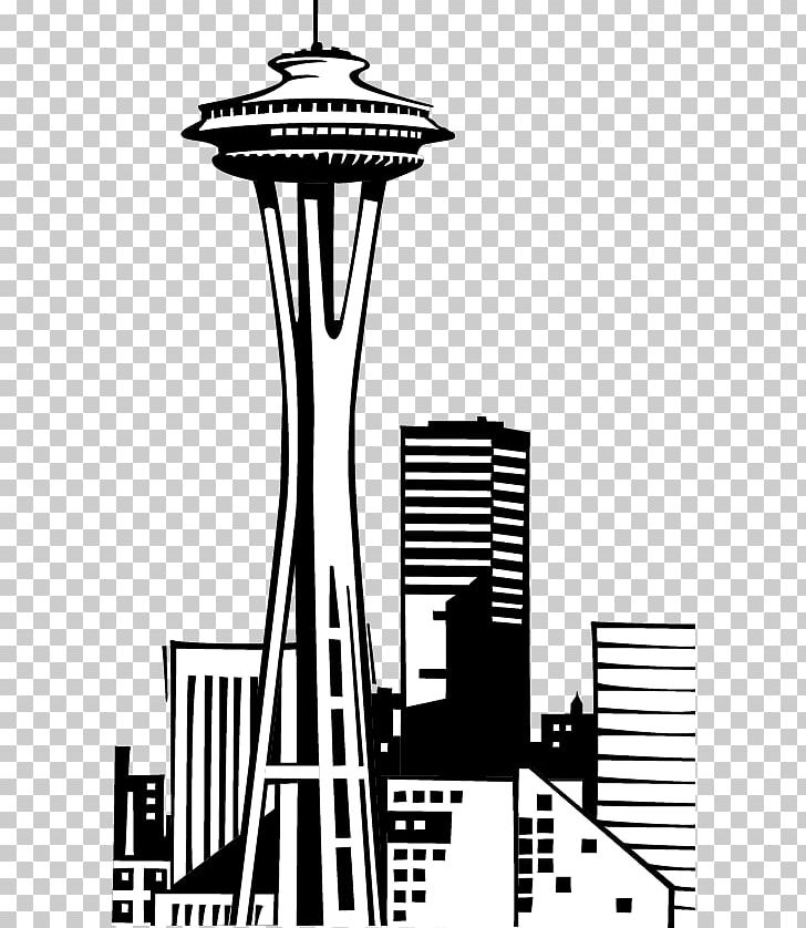 Space Needle PNG, Clipart, Art, Black And White, Clip Art, Drawing, Graphic Arts Free PNG Download
