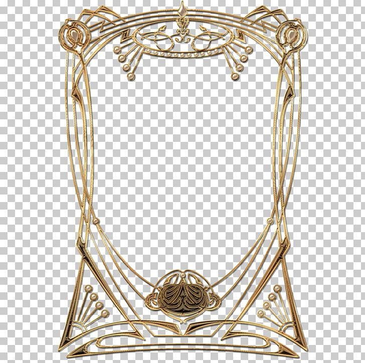 Art Deco Golden Frame PNG, Clipart, Frames, Miscellaneous Free PNG Download