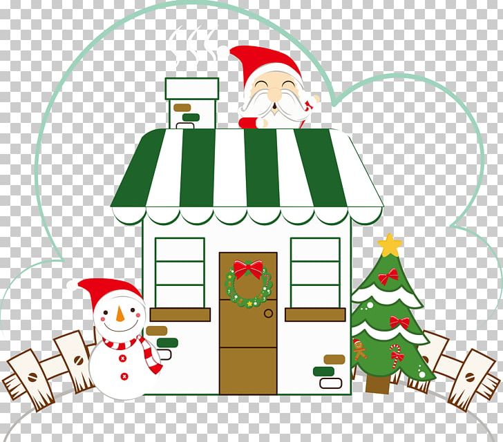 Santa Claus House Christmas Ornament Christmas Tree PNG, Clipart, Apartment House, Area, Artwork, Christmas, Christmas Decoration Free PNG Download