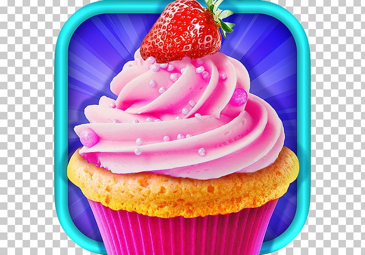 Strawberry Short Cake Maker! Cupcake Muffin Shortcake Sponge Cake PNG, Clipart, Apk, Baking, Buttercream, Cake, Cream Free PNG Download