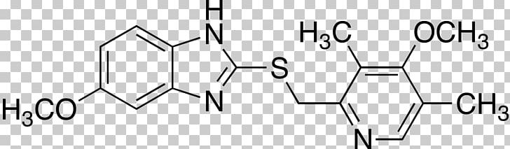 Esomeprazole Midodrine Pharmaceutical Drug PNG, Clipart, Angle, Area, Black, Black And White, Brand Free PNG Download