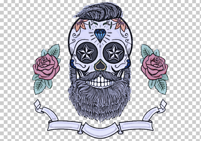Skull Art PNG, Clipart, Beard, Calavera, Clothing, Finger Moustache Tattoo, Hair Clipper Free PNG Download
