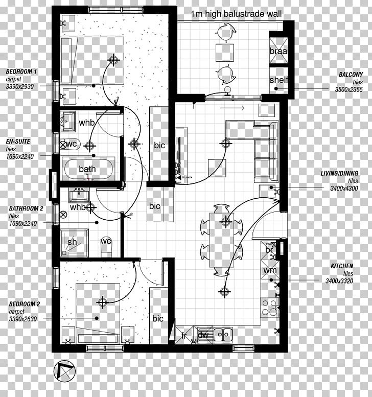 Floor Plan Technical Drawing Site Plan PNG, Clipart, Angle, Area, Bed, Bedroom, Black Free PNG Download