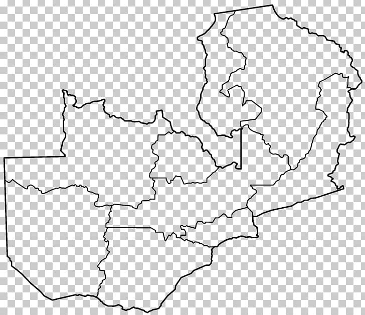 Lusaka Kapiri Mposhi Southern Province Blank Map PNG, Clipart, Angle, Area, Black And White, Map, Monochrome Free PNG Download