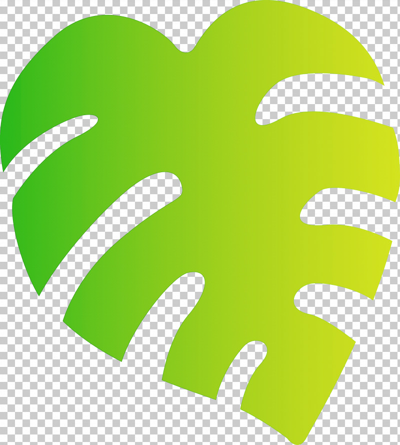 Monstera Tropical Leaf PNG, Clipart, Green, Leaf, Logo, M, Meter Free PNG Download
