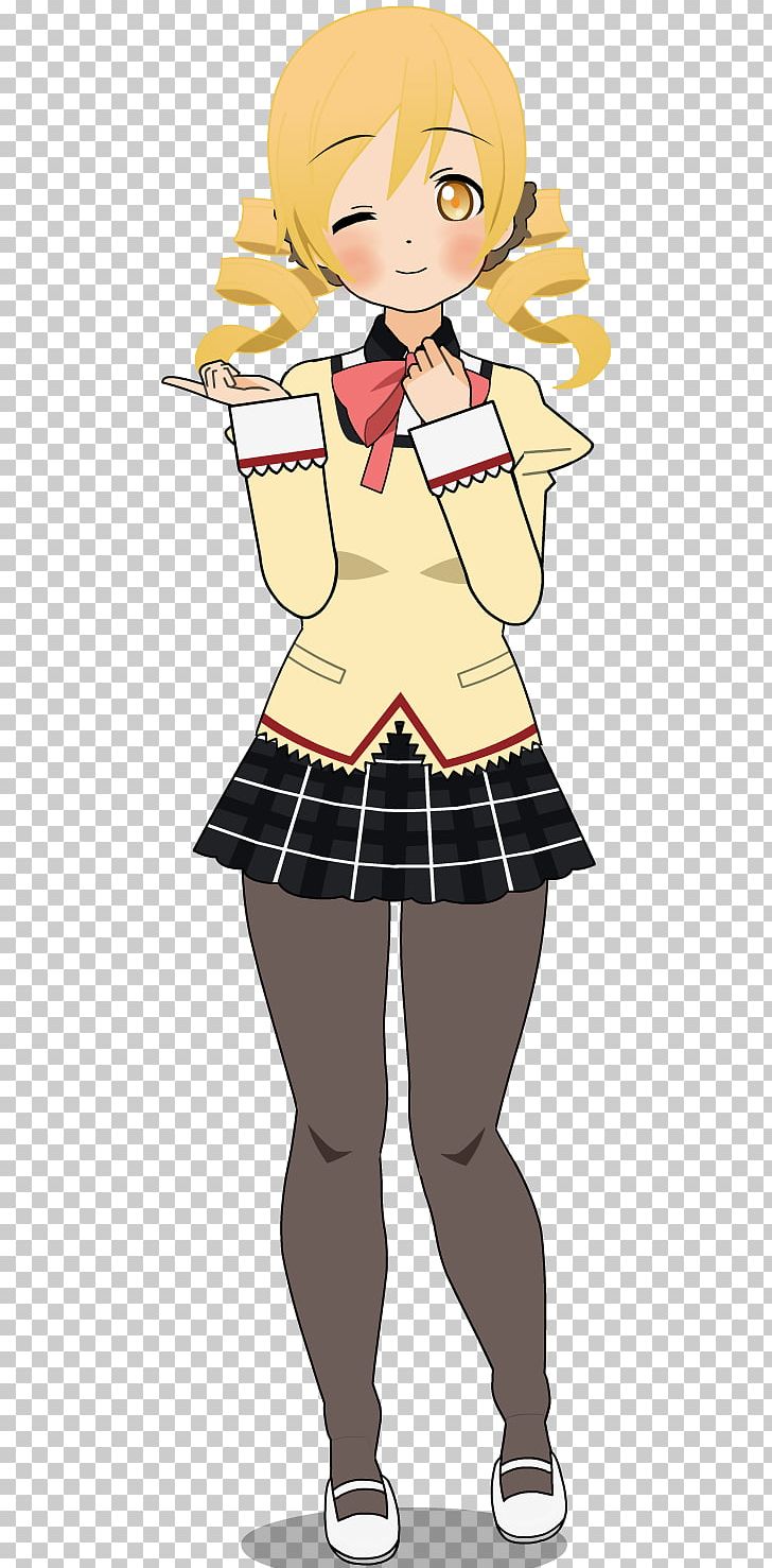Mami Tomoe School Uniform Clothing PNG, Clipart, Anime, Arm, Art, Boy, Brown Hair Free PNG Download