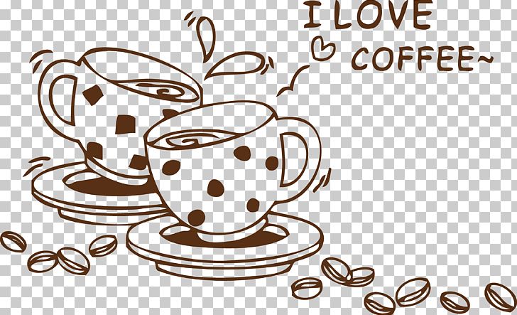 Coffee Cafe Wall Decal Sticker PNG, Clipart, Area, Beans, Brand, Clip Art, Coffee Free PNG Download