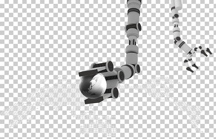 Robotic Arm Technology PNG, Clipart, Angle, Arm, Black And White, Electronics, Flyer Free PNG Download