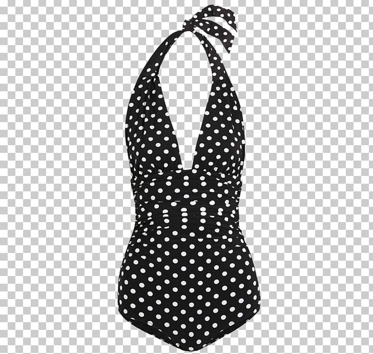 Swimsuit Polka Dot Dress Halterneck Ruffle PNG, Clipart, Amp, Bikini, Black, Brands, Clothing Free PNG Download