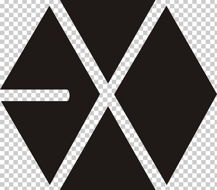 EXO Logo Mama K-pop Power PNG, Clipart, Angle, Black, Black And White, Brand, Chanyeol Free PNG Download