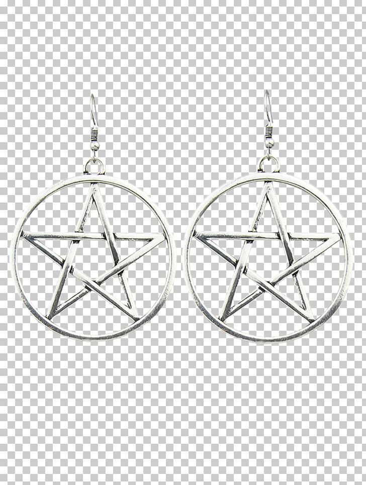 Earring Jewellery Necklace Charms & Pendants Chain PNG, Clipart, Barbell, Black And White, Body Jewellery, Body Jewelry, Chain Free PNG Download