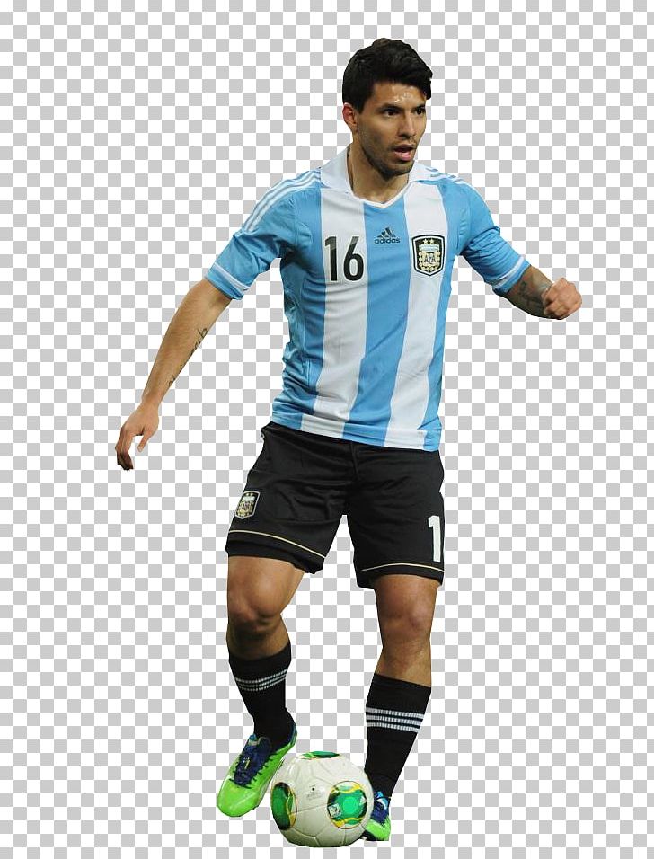 Argentina National Football Team Sergio Agüero Football Player Jersey PNG, Clipart, Argentina National Football Team, Ball, Blue, Clothing, Football Free PNG Download